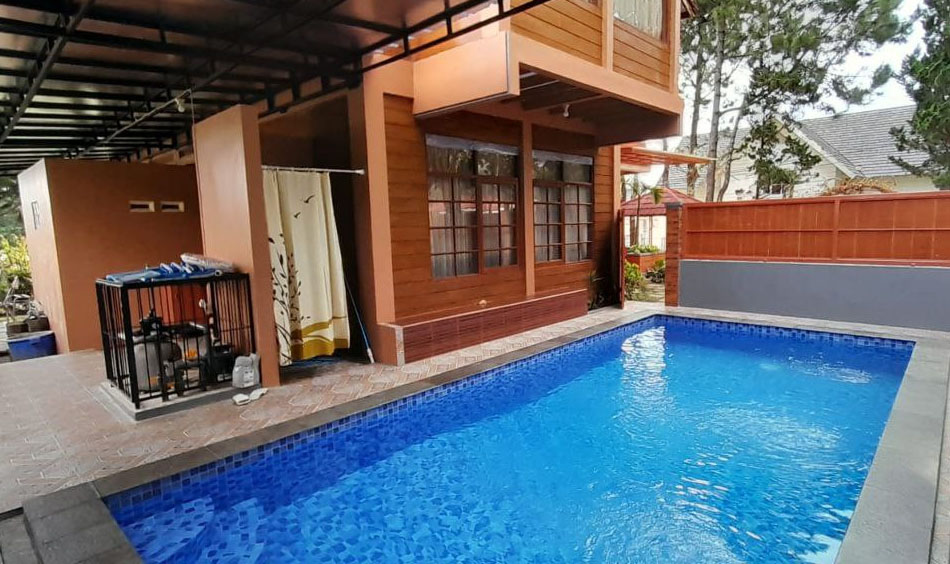 Sewa Villa Private Pool di Istana Bunga Lembang 5 Kamar